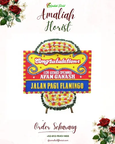 Bunga Papan Congratulation di Kaliurang
